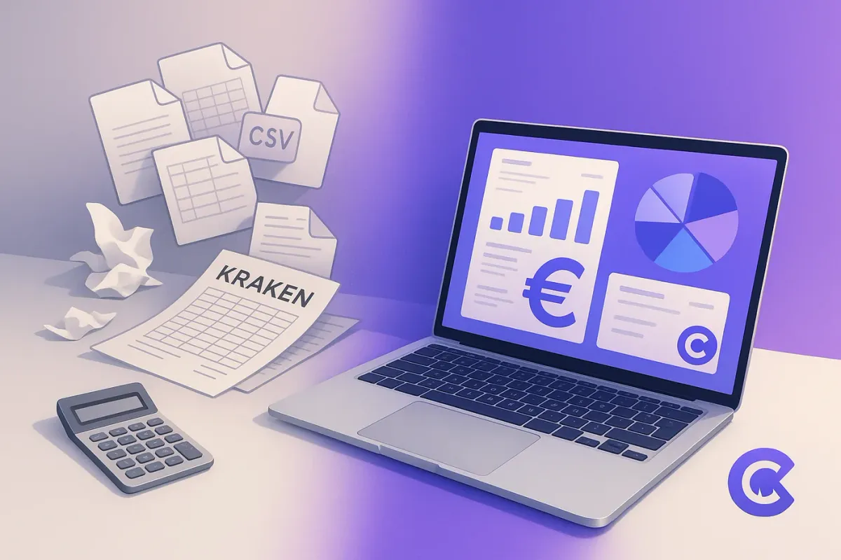 Kraken-transacties importeren voor je Belgische belastingaangifte